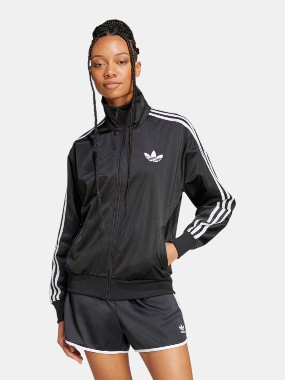 NWT ADIDAS ORIGINALS ADICOLOR CLASSIC FIREBIRD LOOSE TRACK TOP SIZE L JC8251 - Picture 2 of 6